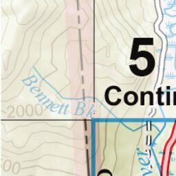 Maine Atlas & Gazetteer Map 17 Inset 1 Preview 3