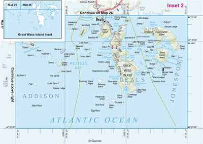 Maine Atlas & Gazetteer Map 17 Inset 2 Preview 1