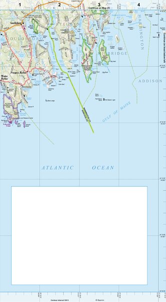 Maine Atlas & Gazetteer Map 17 Preview 1