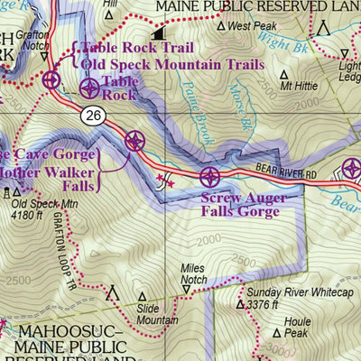 Maine Atlas & Gazetteer Map 18 Preview 3