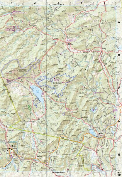 Maine Atlas & Gazetteer Map 19 Preview 1