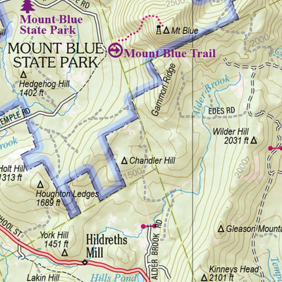 Maine Atlas & Gazetteer Map 19 Preview 2