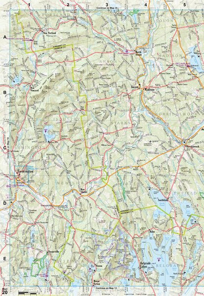 Maine Atlas & Gazetteer Map 20 Preview 1