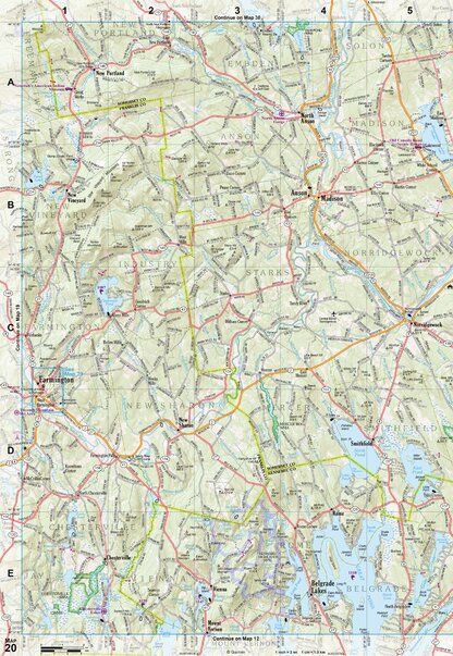 Maine Atlas & Gazetteer Map 20 Preview 1