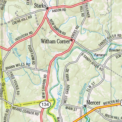 Maine Atlas & Gazetteer Map 20 Preview 2