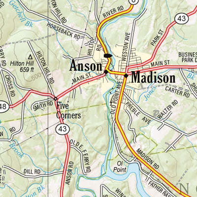 Maine Atlas & Gazetteer Map 20 Preview 3