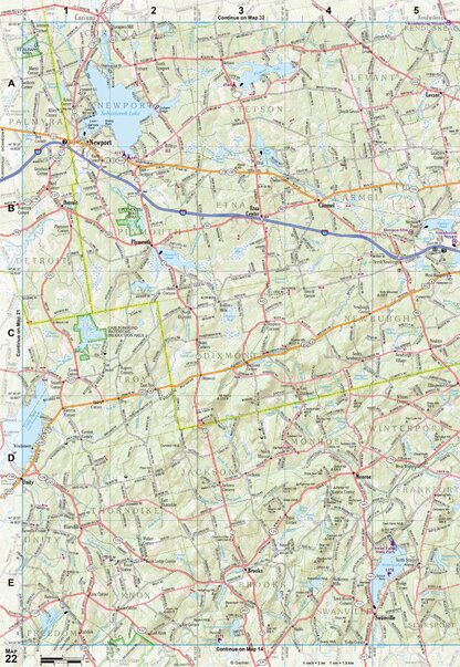 Maine Atlas & Gazetteer Map 22 by Garmin | Avenza Maps