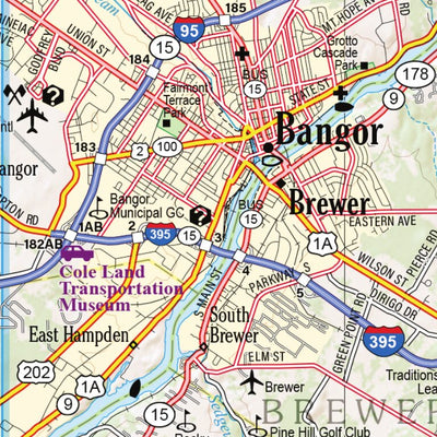 Maine Atlas & Gazetteer Map 23 Preview 3