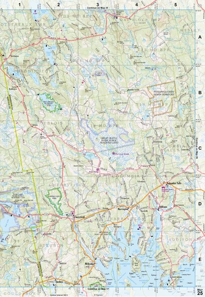 Maine Atlas & Gazetteer Map 25 Preview 1