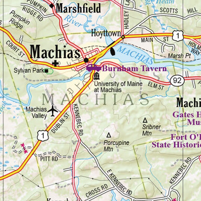 Maine Atlas & Gazetteer Map 26 Preview 2