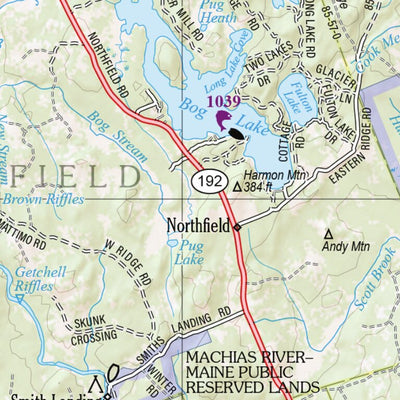Maine Atlas & Gazetteer Map 26 Preview 3