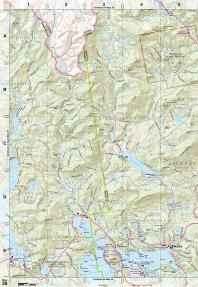 Maine Atlas & Gazetteer Map 28 Preview 1