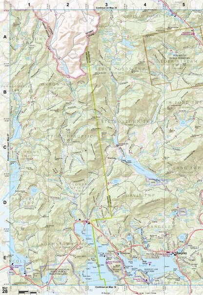 Maine Atlas & Gazetteer Map 28 Preview 1