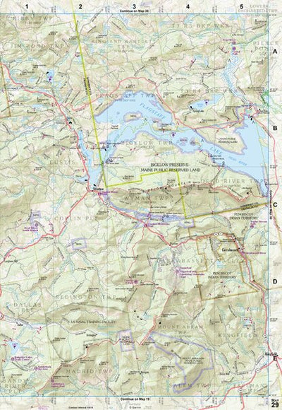 Maine Atlas & Gazetteer Map 29 Preview 1