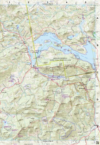 Maine Atlas & Gazetteer Map 29 Preview 1