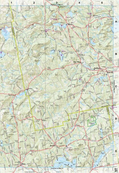 Maine Atlas & Gazetteer Map 31 Preview 1