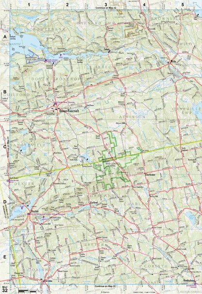 Maine Atlas & Gazetteer Map 32 Preview 1