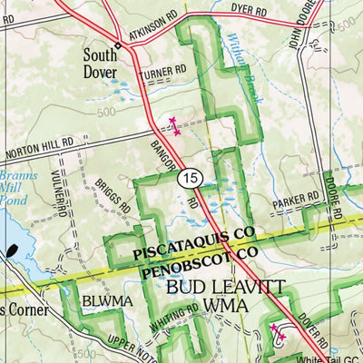 Maine Atlas & Gazetteer Map 32 Preview 2