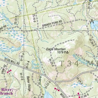 Maine Atlas & Gazetteer Map 34 Preview 3