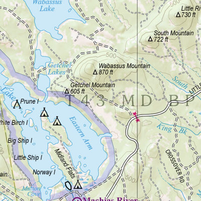 Maine Atlas & Gazetteer Map 35 Preview 2