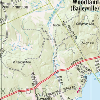 Maine Atlas & Gazetteer Map 36 Preview 2