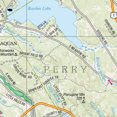 Maine Atlas & Gazetteer Map 37 Preview 3