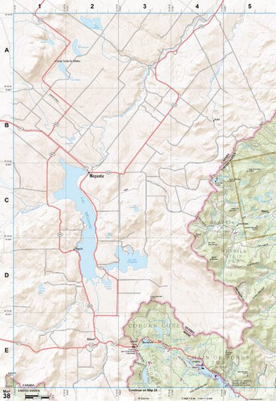 Maine Atlas & Gazetteer Map 38 Preview 1