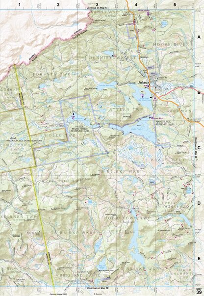 Maine Atlas & Gazetteer Map 39 Preview 1