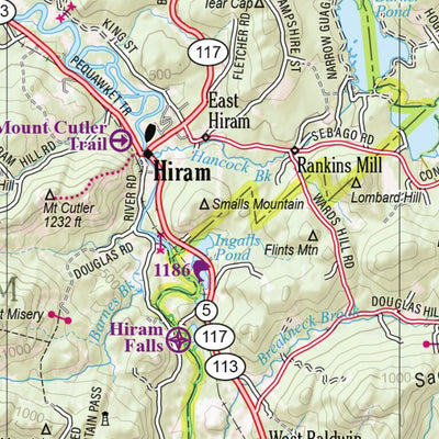 Maine Atlas & Gazetteer Map 4 Preview 2