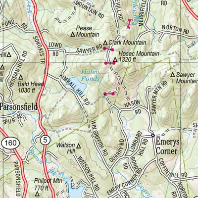 Maine Atlas & Gazetteer Map 4 Preview 3