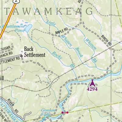 Maine Atlas & Gazetteer Map 44 Preview 2