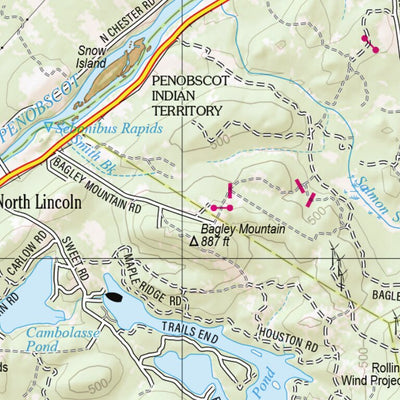 Maine Atlas & Gazetteer Map 44 Preview 3