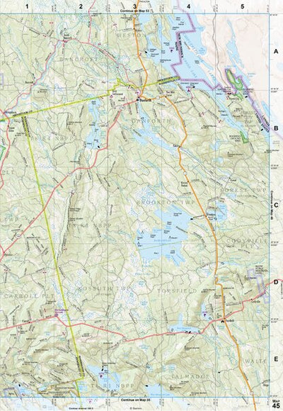 Maine Atlas & Gazetteer Map 45 Preview 1