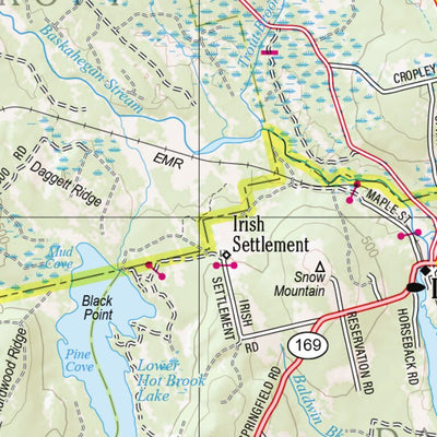 Maine Atlas & Gazetteer Map 45 Preview 3