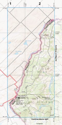 Maine Atlas & Gazetteer Map 47 Inset Preview 1