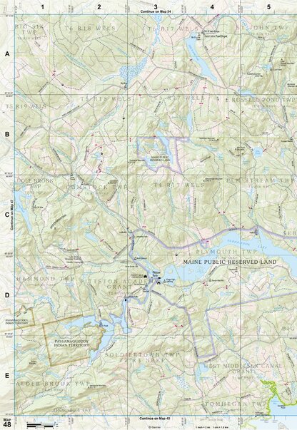 Maine Atlas & Gazetteer Map 48 Preview 1