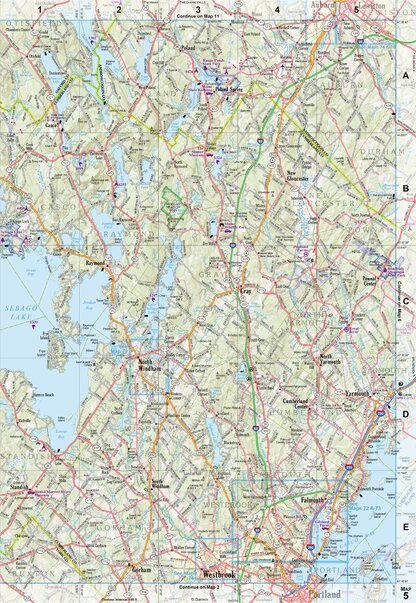 Maine Atlas & Gazetteer Map 5 Preview 1