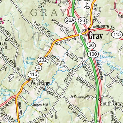 Maine Atlas & Gazetteer Map 5 Preview 2