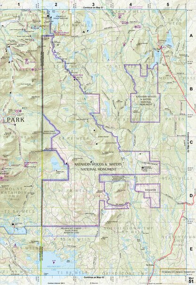 Maine Atlas & Gazetteer Map 51 Preview 1