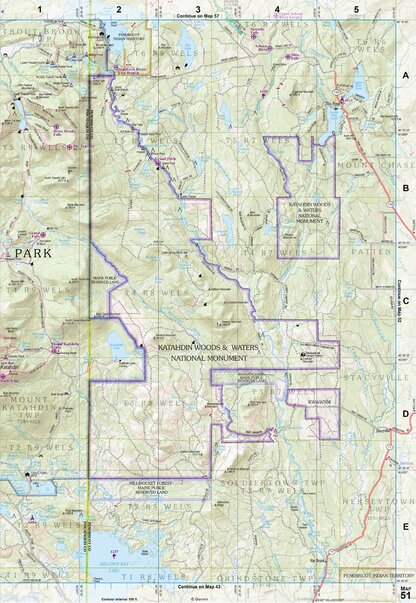 Maine Atlas & Gazetteer Map 51 Preview 1