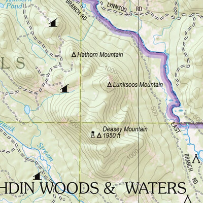 Maine Atlas & Gazetteer Map 51 Preview 2