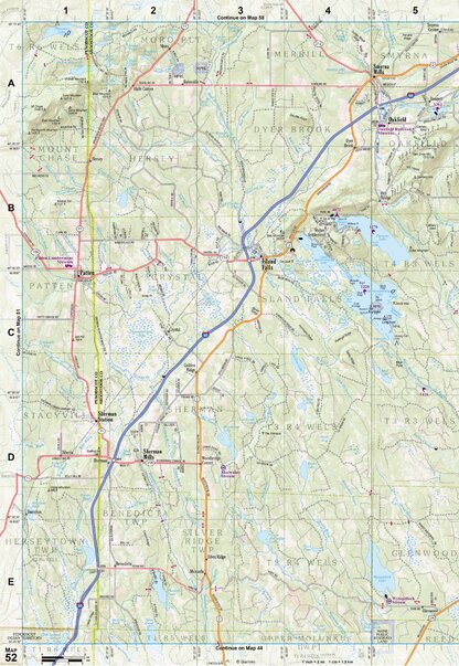 Maine Atlas & Gazetteer Map 52 Preview 1