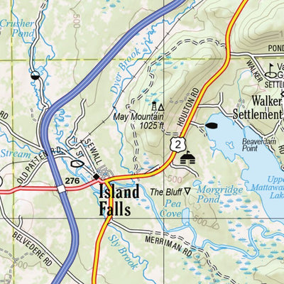 Maine Atlas & Gazetteer Map 52 Preview 3