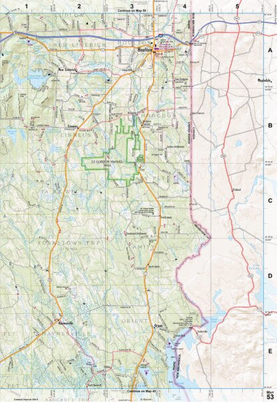 Maine Atlas & Gazetteer Map 53 Preview 1