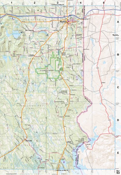 Maine Atlas & Gazetteer Map 53 Preview 1