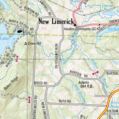 Maine Atlas & Gazetteer Map 53 Preview 3