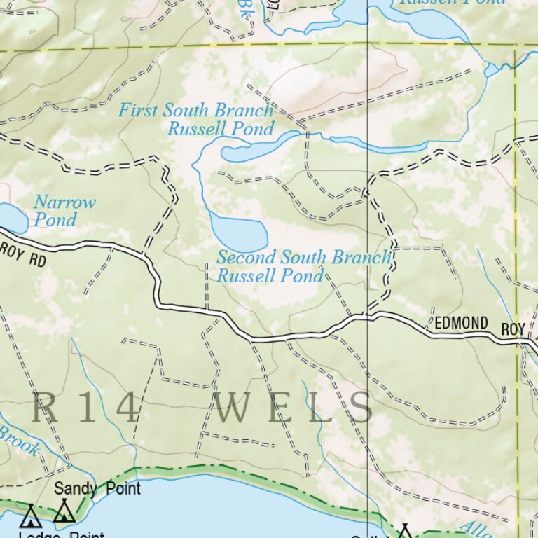 Blue&me Map Maine Atlas & Gazetteer Map 55 by Garmin | Avenza Maps