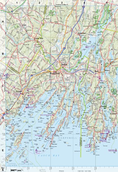 Maine Atlas & Gazetteer Map 6 Preview 1