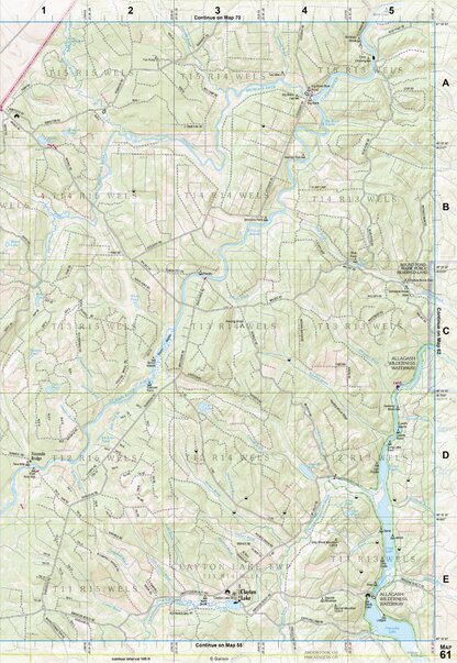 Maine Atlas & Gazetteer Map 61 Preview 1
