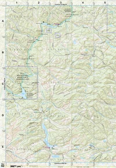 Maine Atlas & Gazetteer Map 62 Preview 1